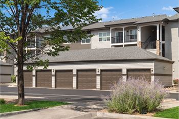 detached garages at Carrick Bend apartments in Northglenn, CO